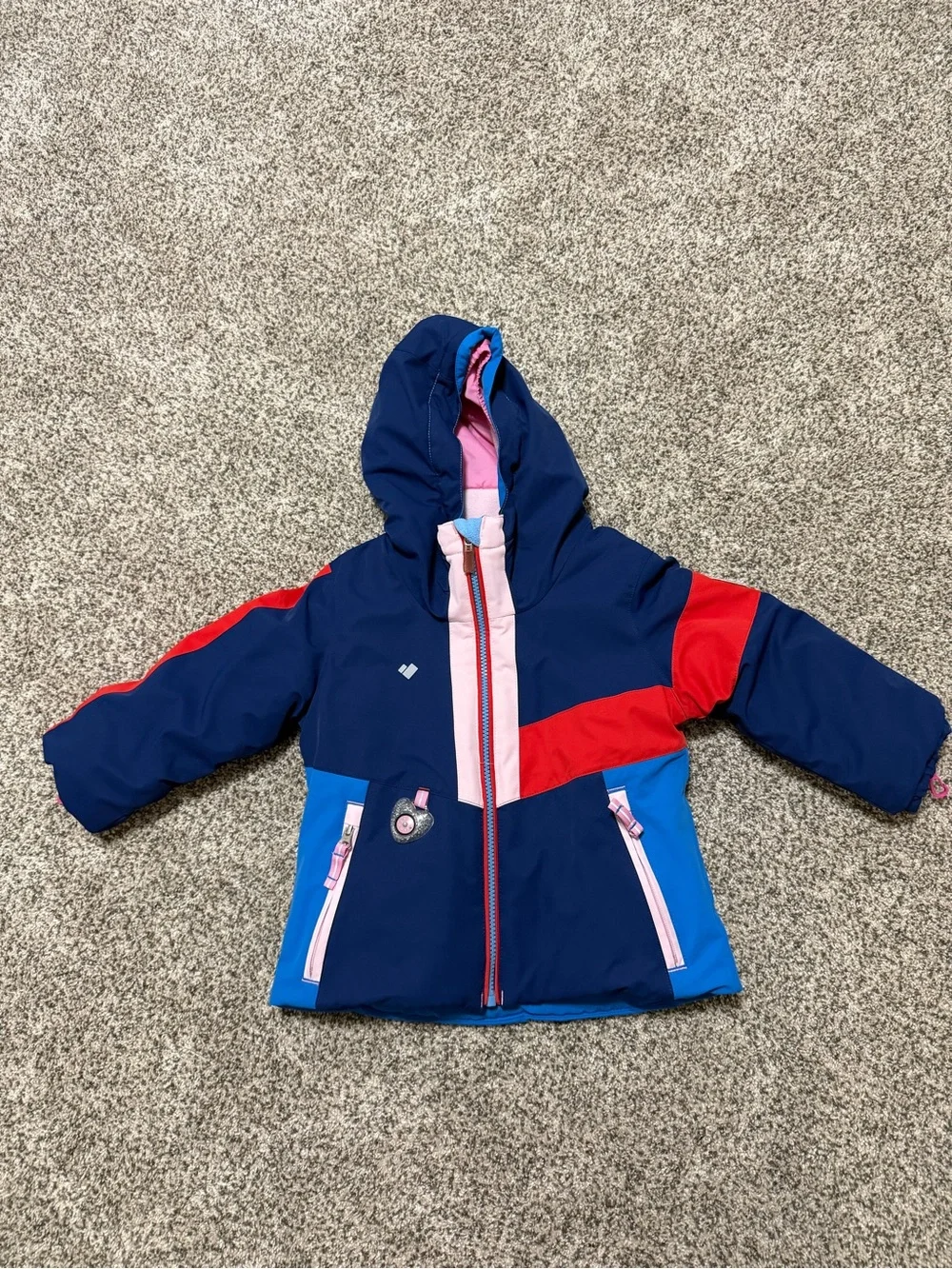 OBERMEYER Toddler Girls' Livia Ski Jacket Blue 3T